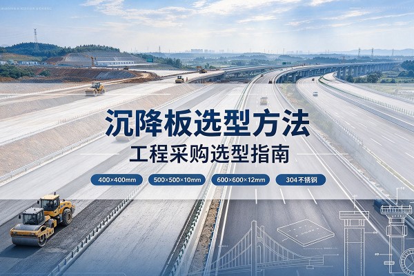 武都沉降板选择方法