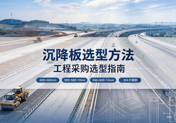武都沉降板选择方法