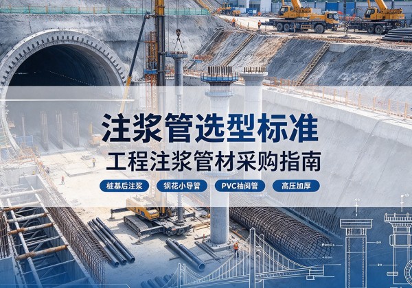 武都注浆管选型标准